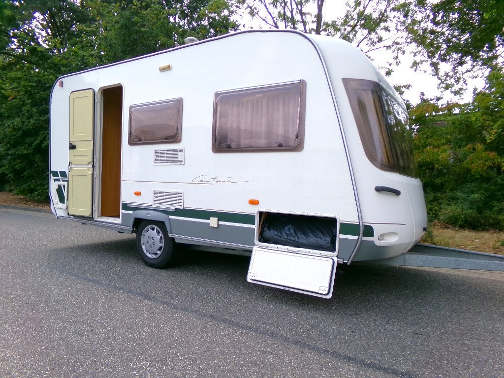 Chateau Cantara 430 TTZ- Goed onderhouden +Voortent & Luifel, Chateau, Dwarsbed, 750 - 1000 kg, Particulier