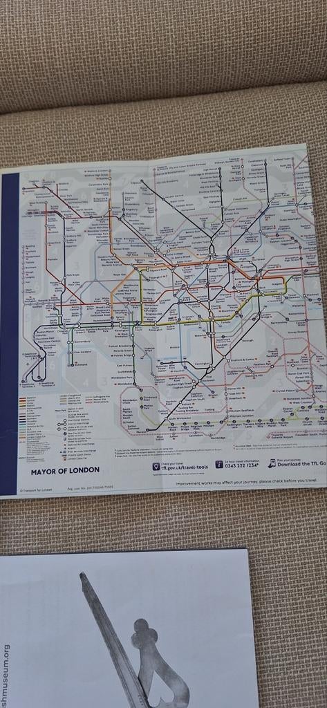 British Museum Gids & Londen Metro Kaart Bundel, Ophalen of Verzenden