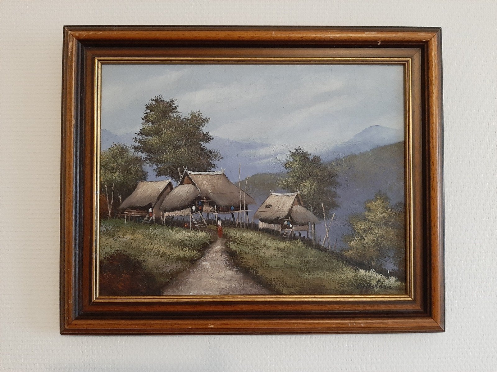 schilderij landschap, Ophalen of Verzenden