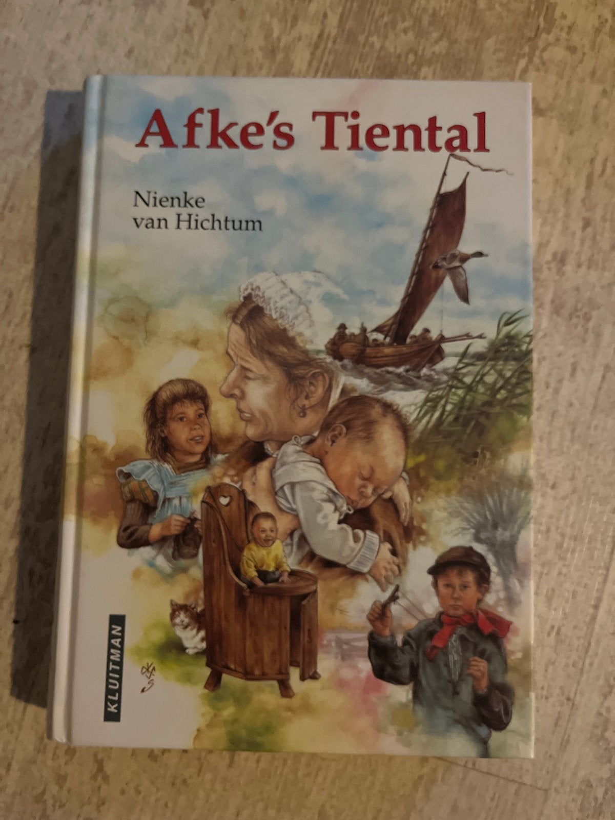 Afke's Tiental - Nienke van Hichtum (Kinderboek), Ophalen of Verzenden, Gelezen, Fictie algemeen