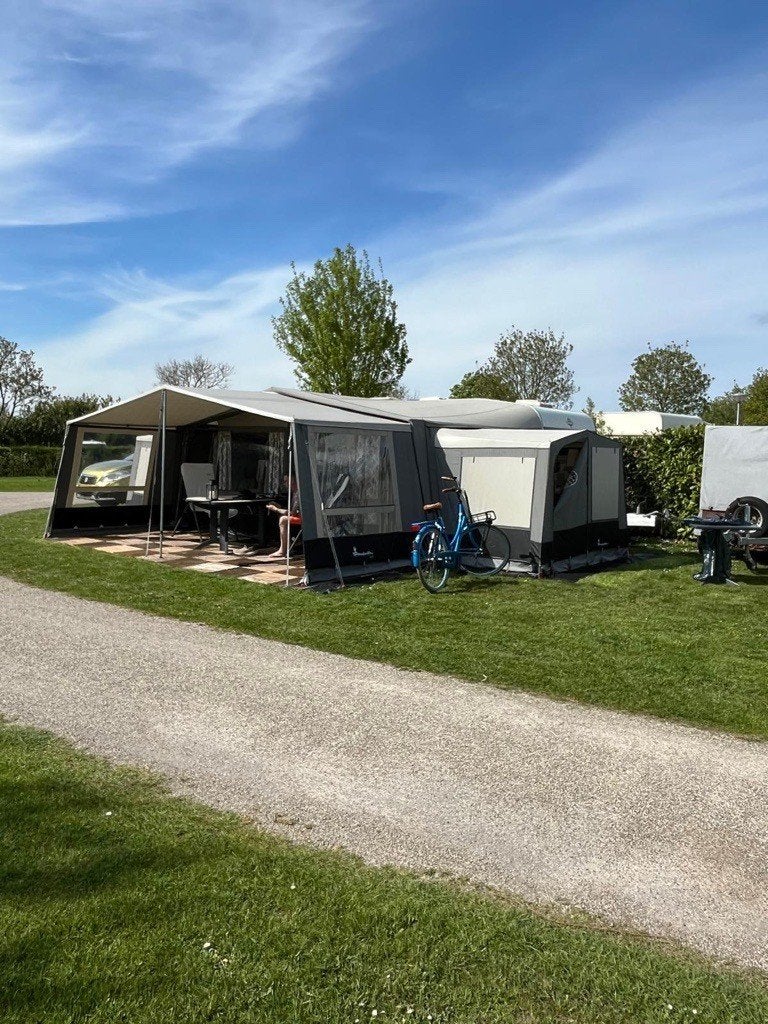Isabella Commodore Dawn voortent met luifel (Megafix G18), Caravans en Kamperen, Ophalen, Gebruikt, Isabella