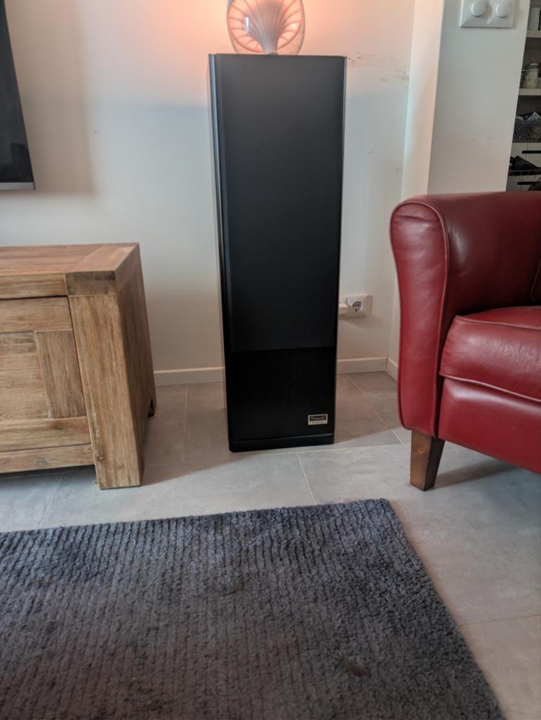 Pioneer Prologue 100 - Krachtige Vloerstaanders (Zwart), Audio, Tv en Foto, Luidsprekers, Ophalen, Front, Rear of Stereo speakers