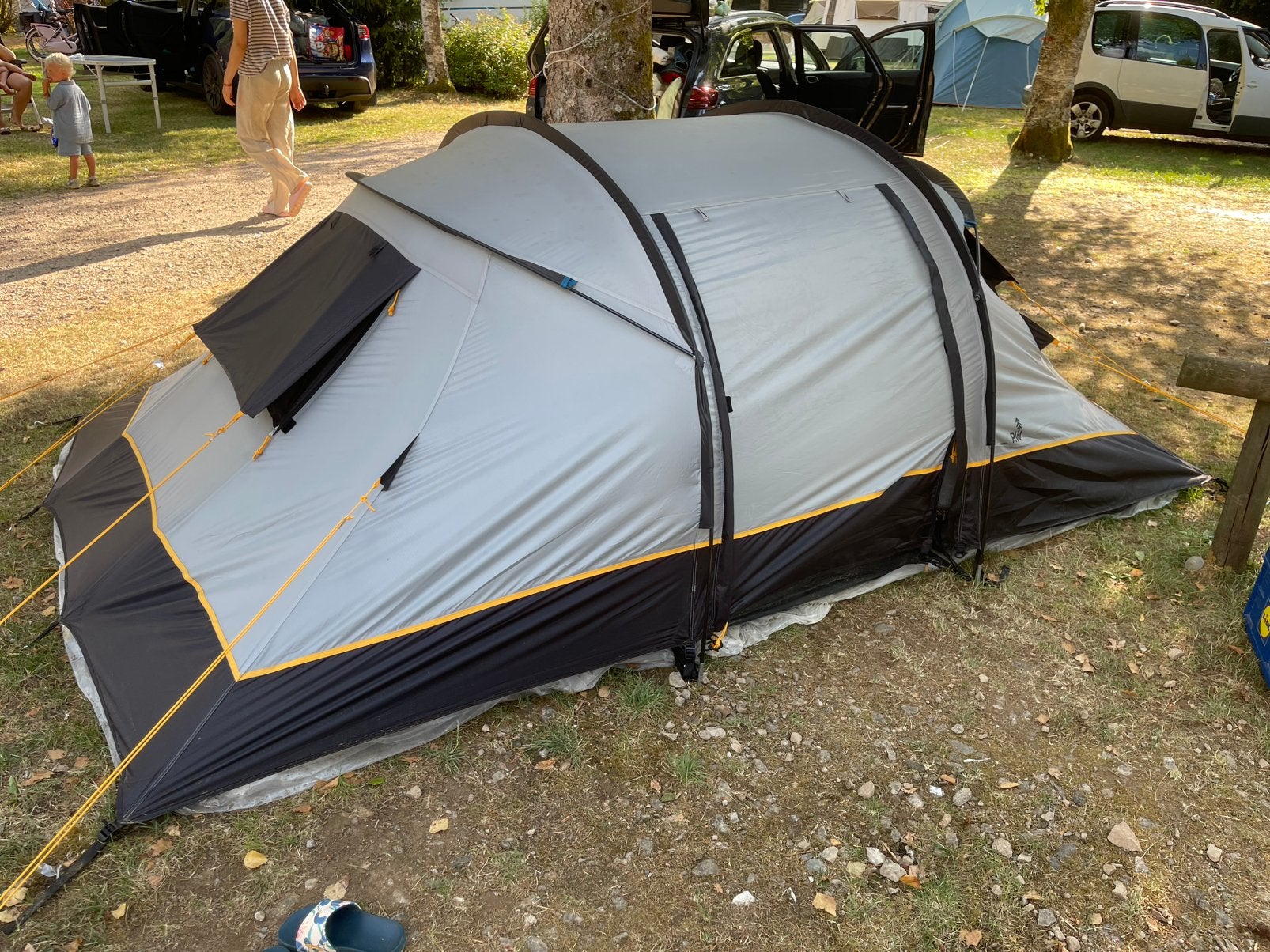 Bijzettent 2 slaapcabine’s vis-a-vis Redwood, Caravans en Kamperen, Tenten, Ophalen, Zo goed als nieuw, Tot en met 4