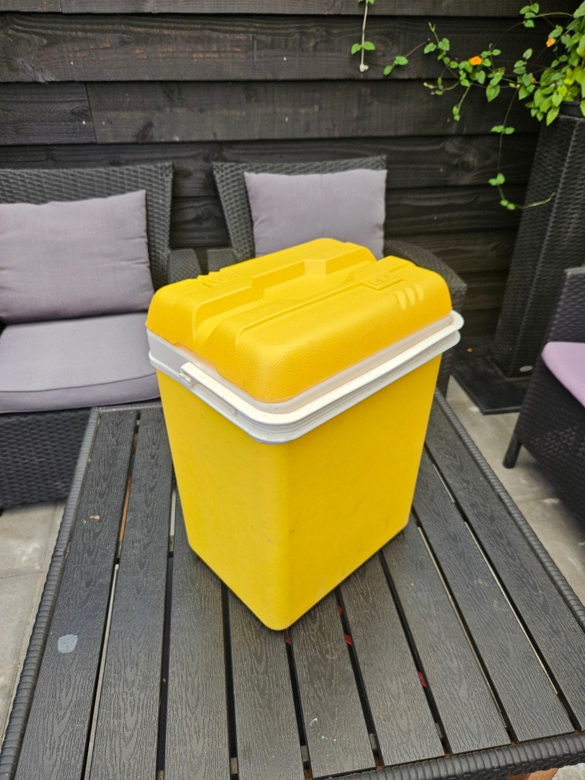 Plastic koelbox, Ophalen, Koelelement