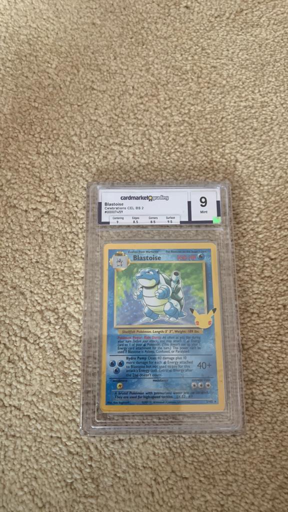 Pokemon blastoise celebrations cardmarket 9, Ophalen of Verzenden