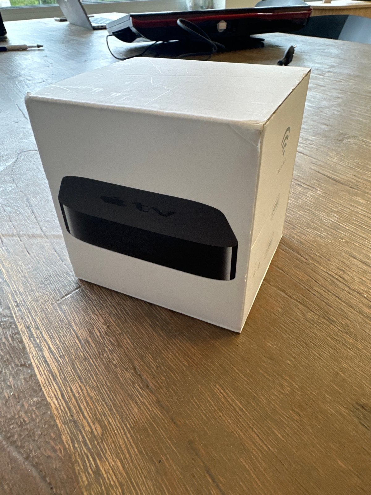Apple TV 3e generatie met afstandsbediening en kabel, Audio, Tv en Foto, Mediaspelers, Ophalen of Verzenden, Zo goed als nieuw