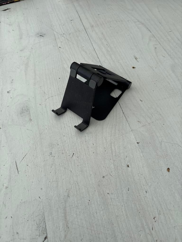 Verstelbare Telefoon/Tablet Standaard - Zwart, Ophalen of Verzenden, Zo goed als nieuw, In hoogte verstelbaar