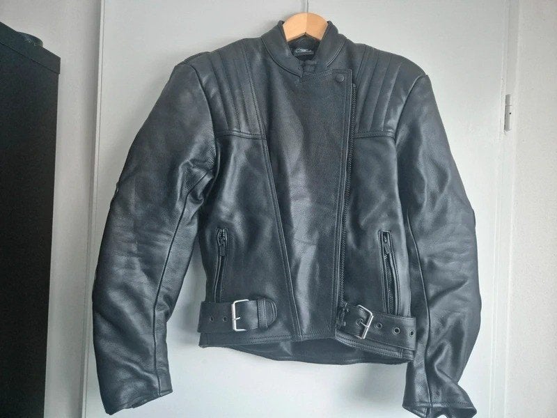 Leren motorjas en -broek (combipak) - Maat 38/40, Motoren, Ophalen of Verzenden, Tweedehands, Combipak