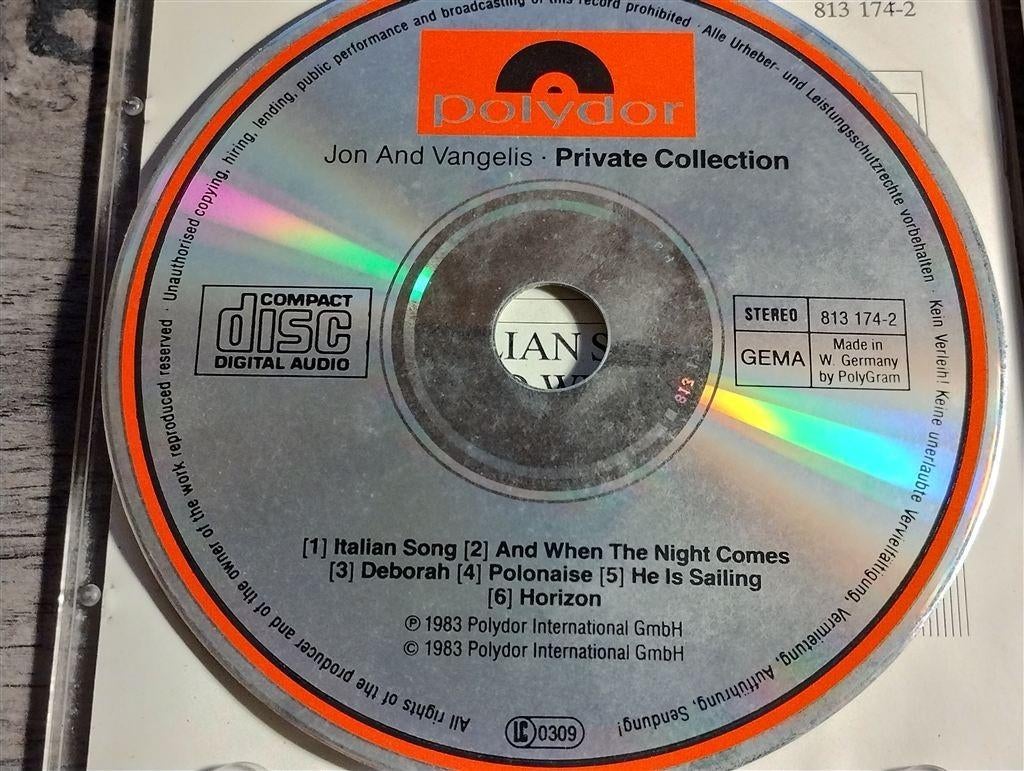 Jon And Vangelis - Private Collection, Ophalen of Verzenden, Gebruikt