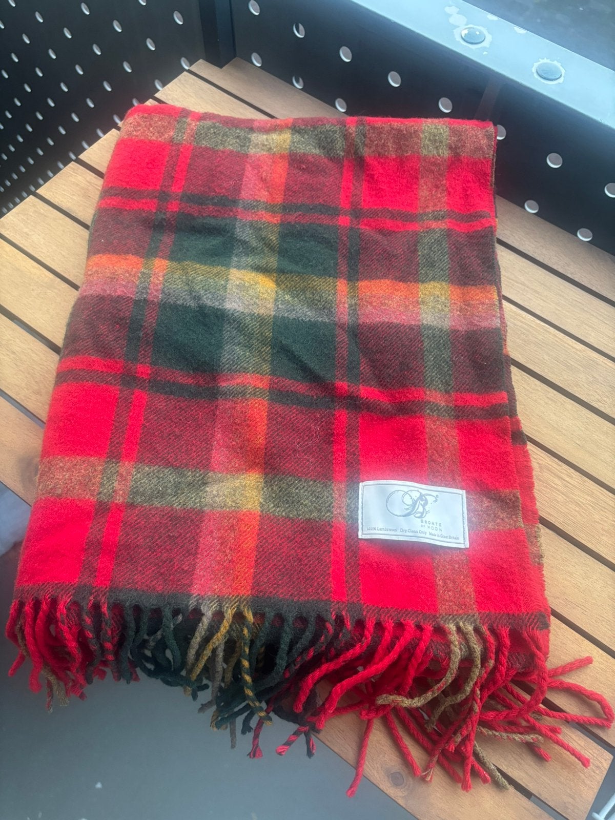 100% lamswollen sjaal, Ophalen of Verzenden, Zo goed als nieuw, Maat 46/48 (XL) of groter, Sjaal