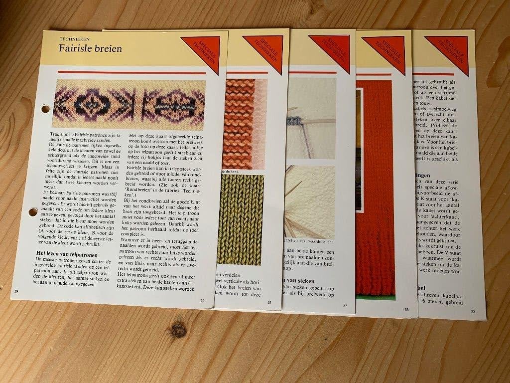 technieken, Ophalen of Verzenden, Nieuw, Breien, Patroon of Boek
