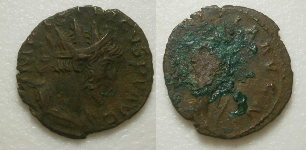 Tetricus I Æ Antoninianus - LAETITIA AVG N -272/3 AD, Ophalen of Verzenden, Overige landen, Losse munt