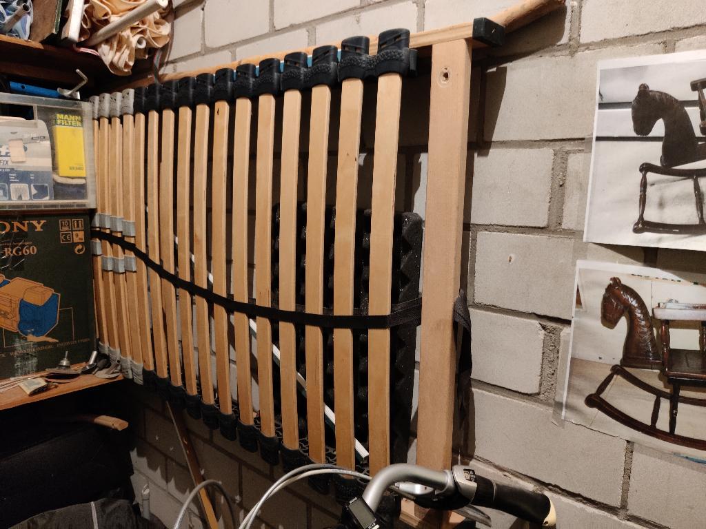 Lattenbodem 70 x 190, Ophalen, Gebruikt, 190 cm of minder, Hout