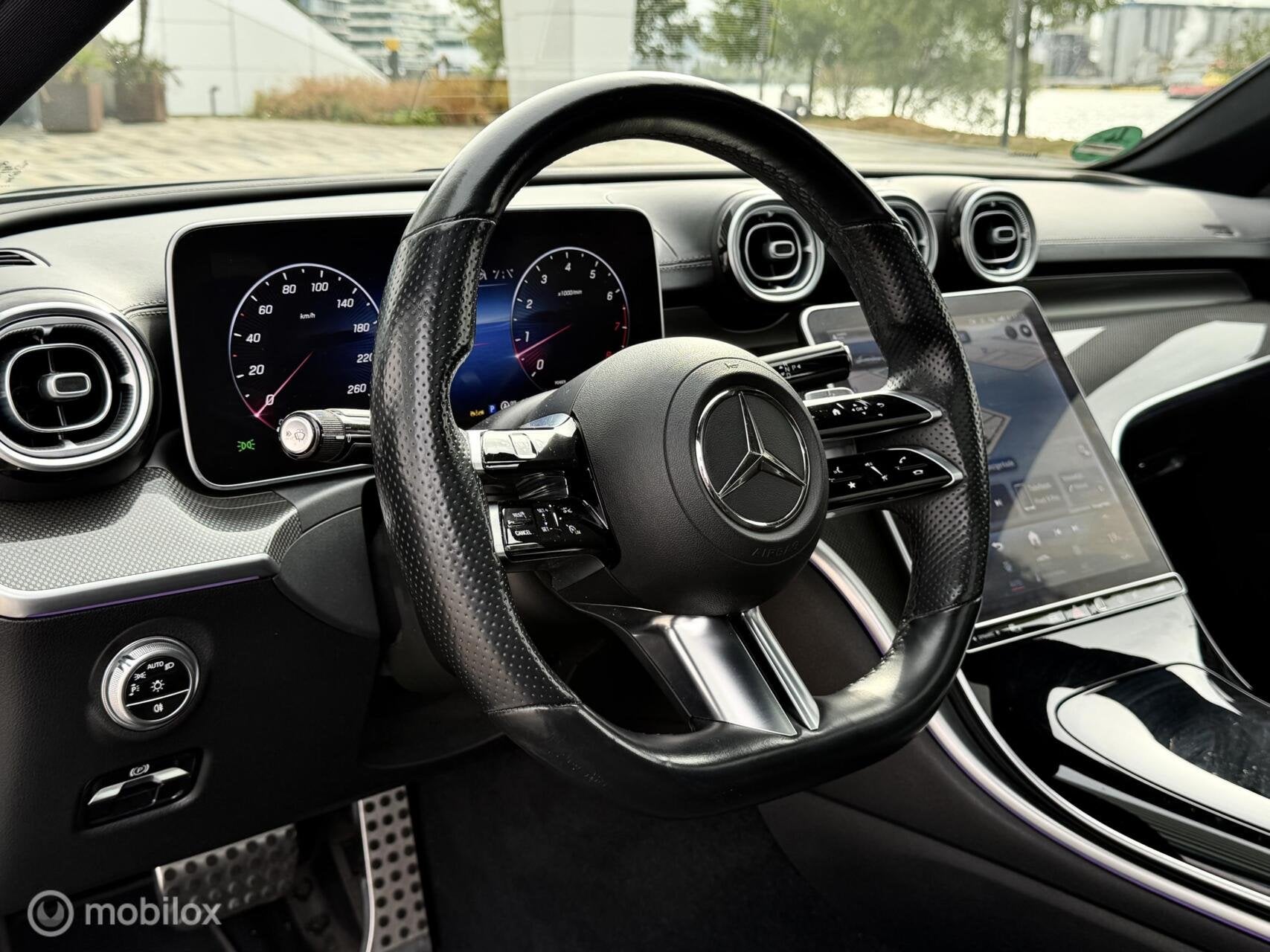Mercedes C-klasse 300 AMG Line |Pano|Burmester|ACC|360|VOL, Auto's, Automaat, 4 cilinders, 258 pk, Bedrijf