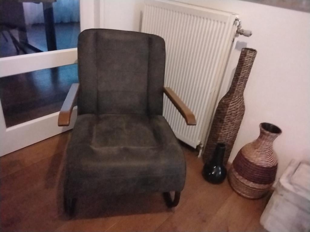 Fauteuil, Ophalen, Gebruikt, Minder dan 75 cm, Stof