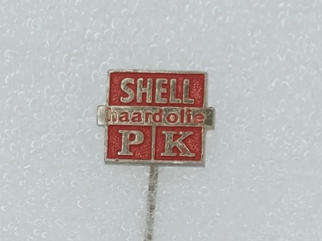 SP1563 Speldje SHELL haardolie PK, Verzamelen, Speldjes, Pins en Buttons, Ophalen of Verzenden, Gebruikt, Overige onderwerpen