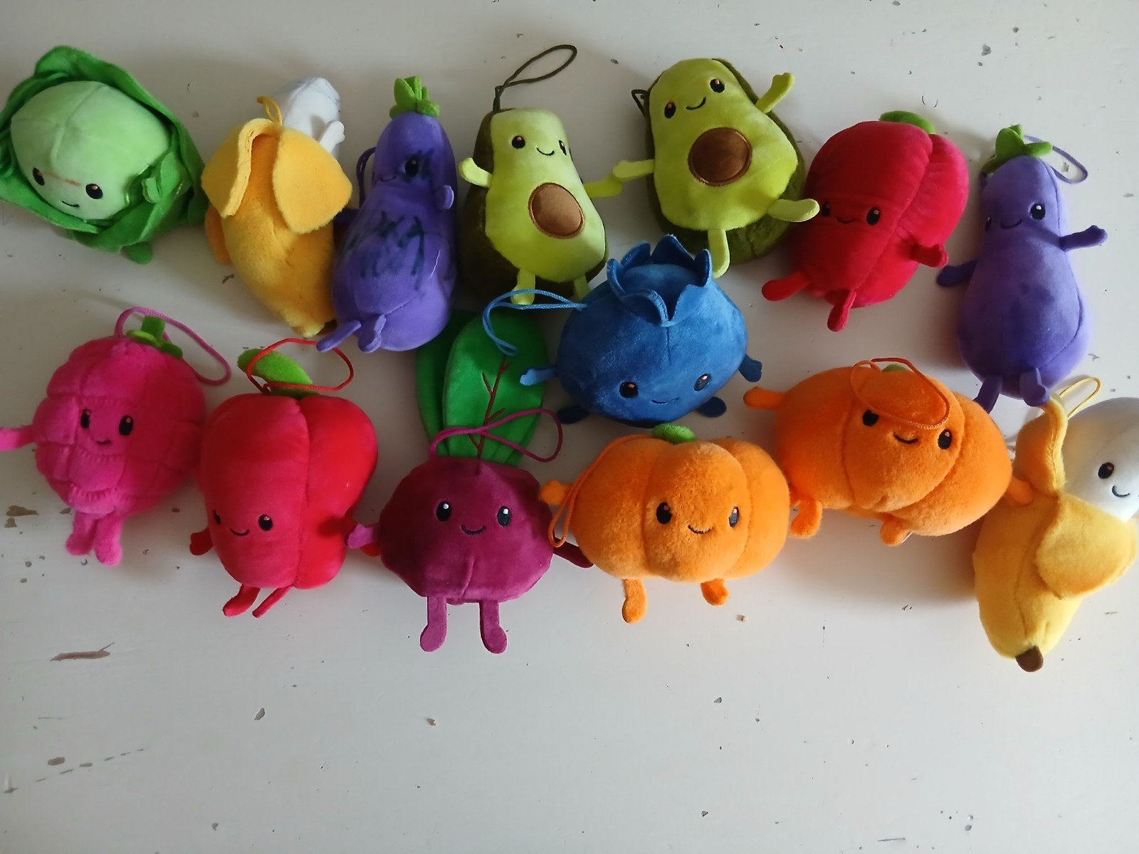 Lidl Minis Knuffels - Groenten en Fruit Collectie, Lidl, Overige karakters, Overige typen, Ophalen of Verzenden