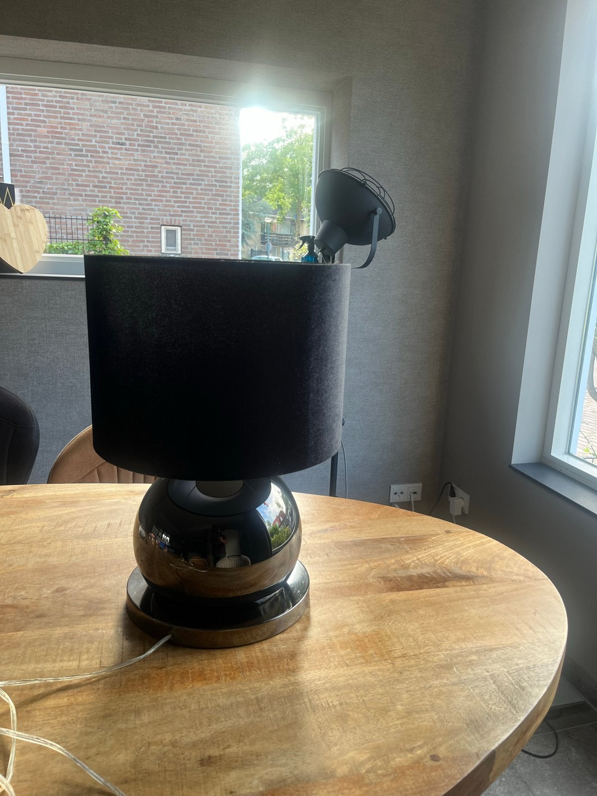 Eric Kuster style schemerlamp, Huis en Inrichting, Verzenden, Zo goed als nieuw, Metaal, 50 tot 75 cm