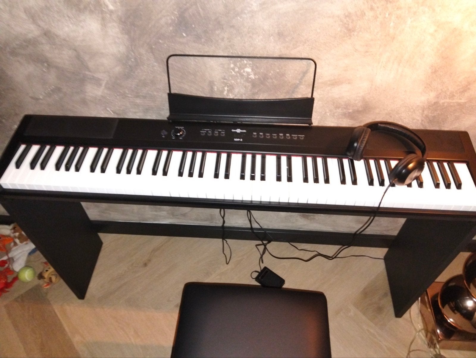 digitale piano gear4music sdp-2, Ophalen, Zo goed als nieuw, Zwart