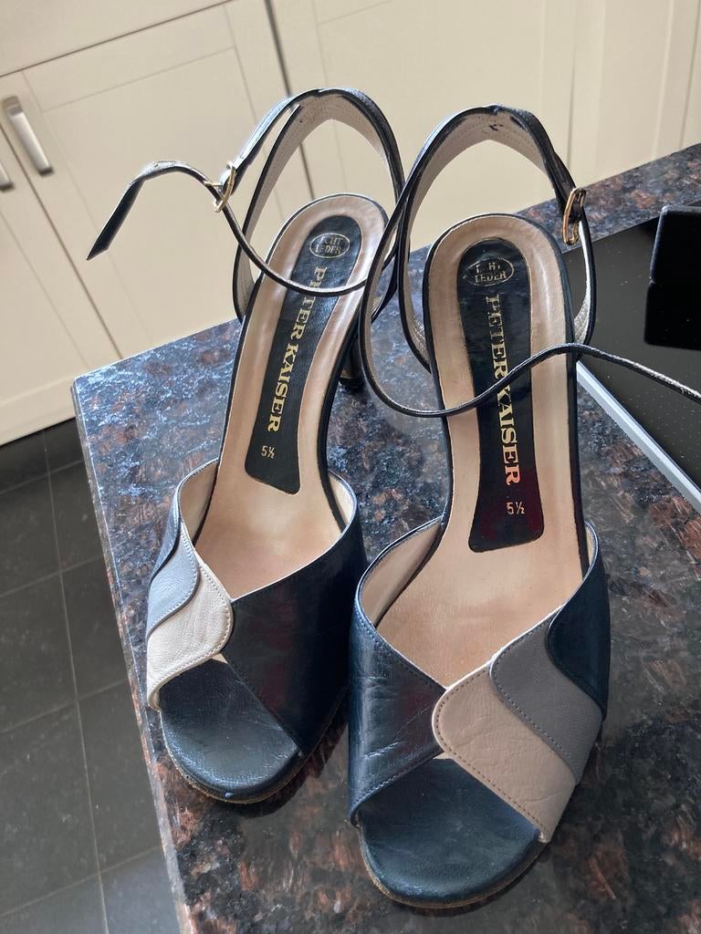 Peter Kaiser zomerschoenen 2 paar, Kleding | Dames, Schoenen, Ophalen, Overige kleuren, Zo goed als nieuw, Schoenen met hoge hakken