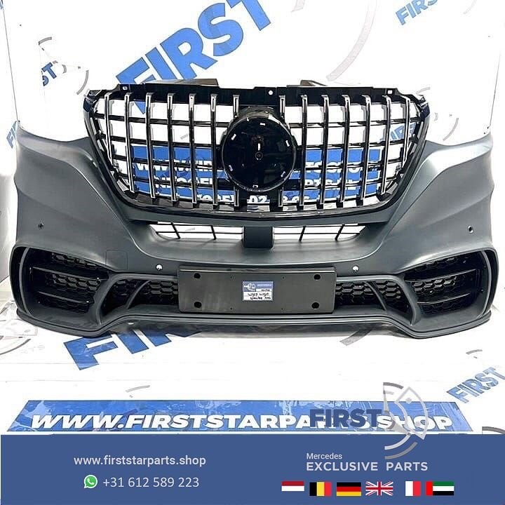 W907 AMG STYLE BUMPER Mercedes SPRINTER W910 VOORBUMPER SPOR, Auto-onderdelen, Gebruikt, -, Voor, Ophalen of Verzenden