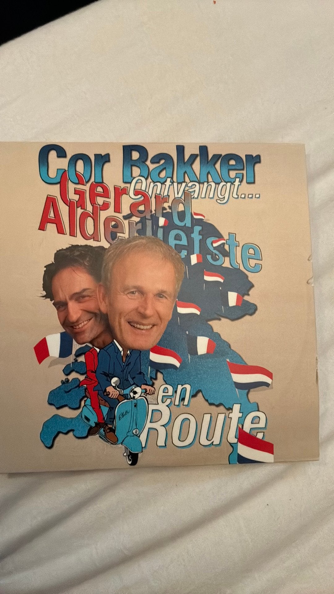 Cd cor bakker ontvangt gerard alderliefste, Gebruikt, Ophalen of Verzenden, Levenslied of Smartlap, Single