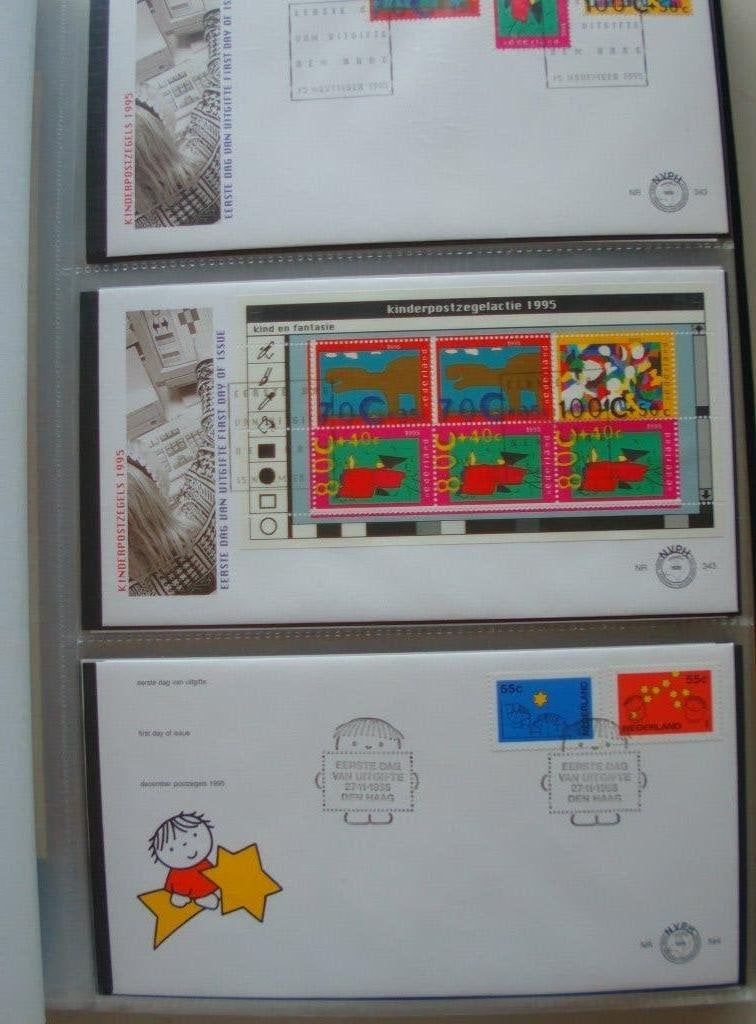 Davo FDC album Nederland 1995-2001, Ophalen of Verzenden, Nederland
