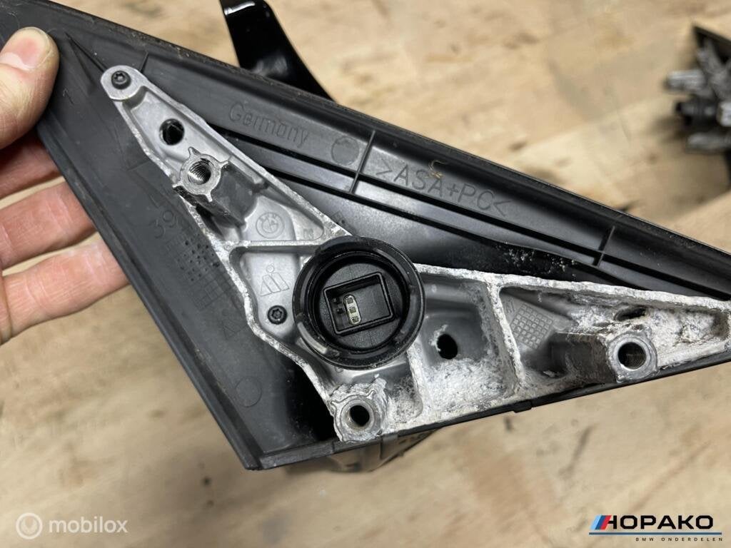 Buitenspiegel links E90 E91 zwart - elektrisch inklapbaar, Auto-onderdelen, Spiegels, Gebruikt, Einsteinlaan 5 rijswijk, Bmw, Ophalen of Verzenden