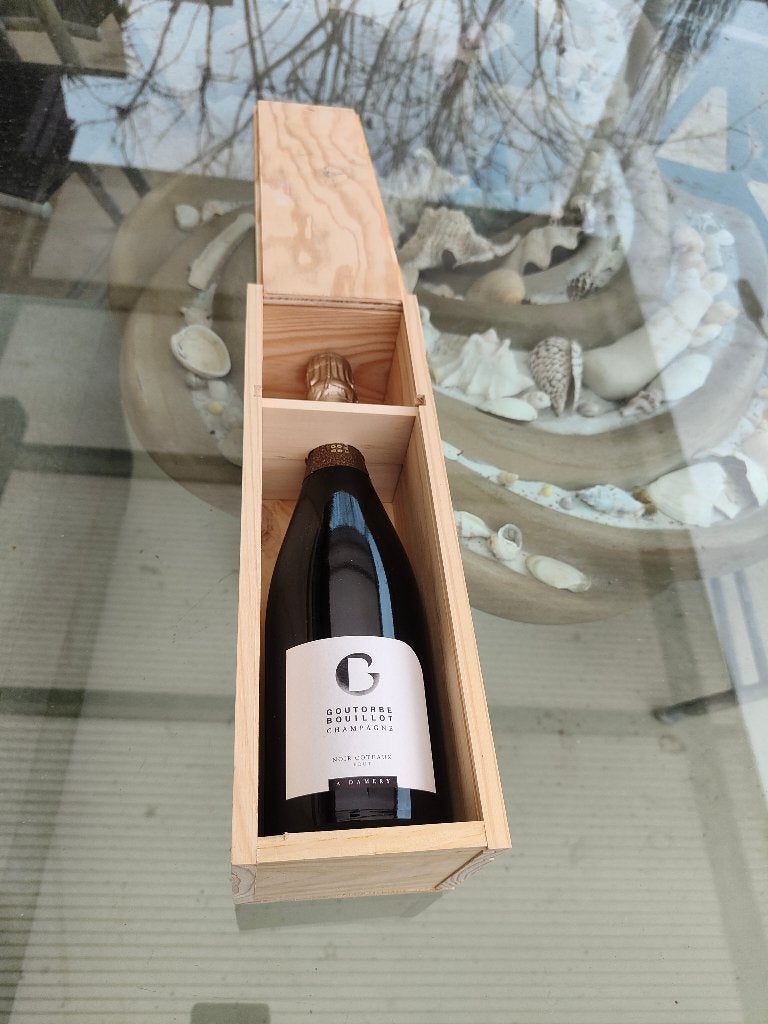 CHAMPAGNE Goutorbe Bouillot 'Noir Coteaux' BRUT, Frankrijk, Nieuw, Ophalen of Verzenden, Champagne