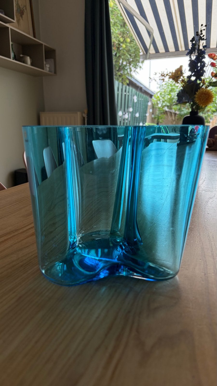 Iittala Aalto Vaas - Aqua Blauw Glas - 16 cm, Ophalen