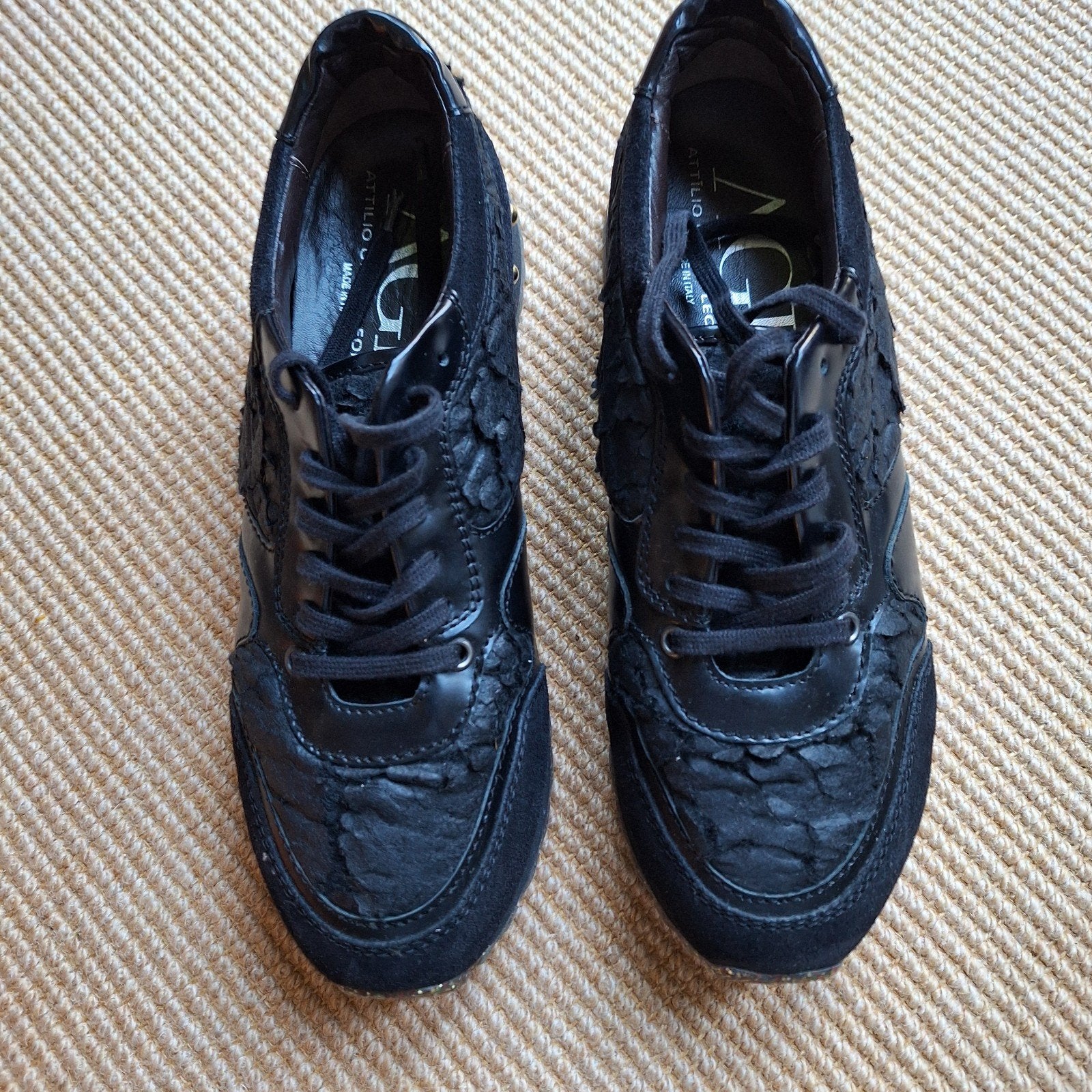 AGL sneakers zwart mt 38, Zwart, AGL, Ophalen of Verzenden, Sneakers of Gympen