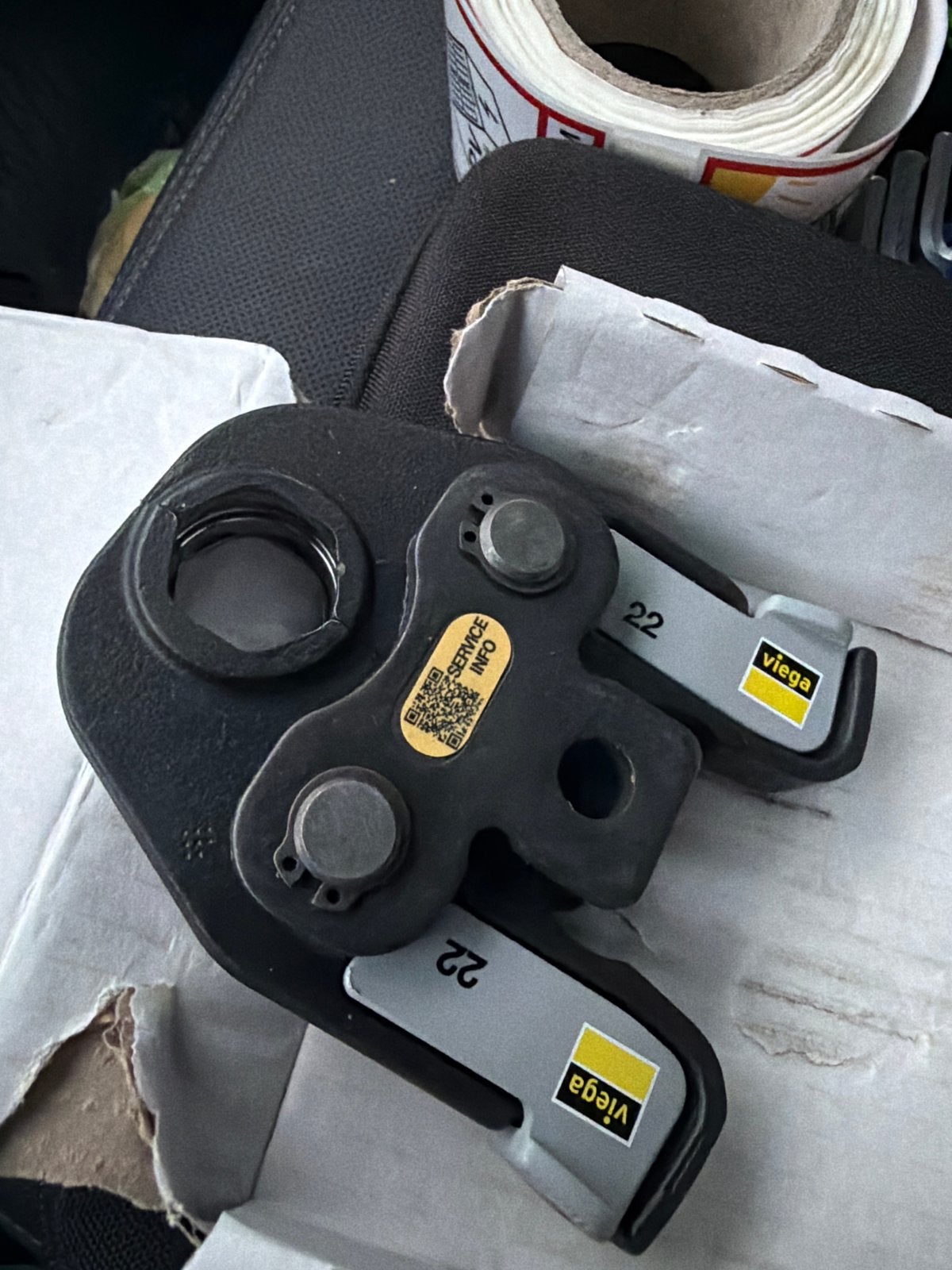Viega Pico 22mm Persbek, Ophalen of Verzenden, Gebruikt, Overige typen, Viega