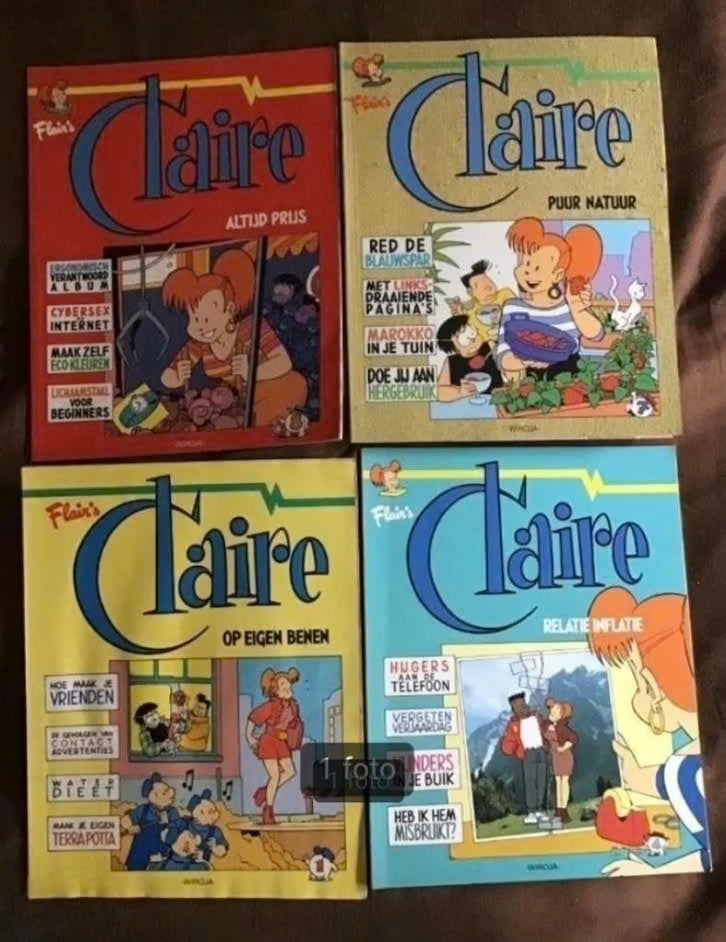 4 delen Claire door Robert van der Kroft, Meerdere stripboeken, Ophalen of Verzenden, Gelezen