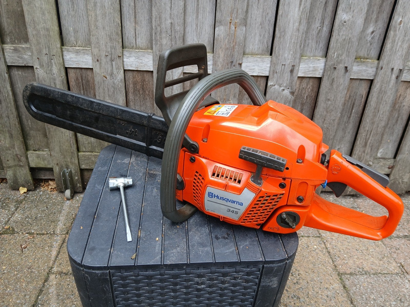 Husqvarna 345  kettingzaag motorzaag, Ophalen of Verzenden, Gebruikt, Overige soorten, Husqvarna