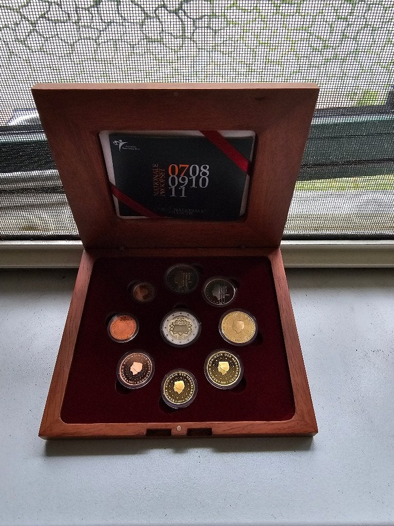 Nationale collectie Proofset 2007, Postzegels en Munten, Ophalen of Verzenden, Koningin Beatrix, Euro's, Setje