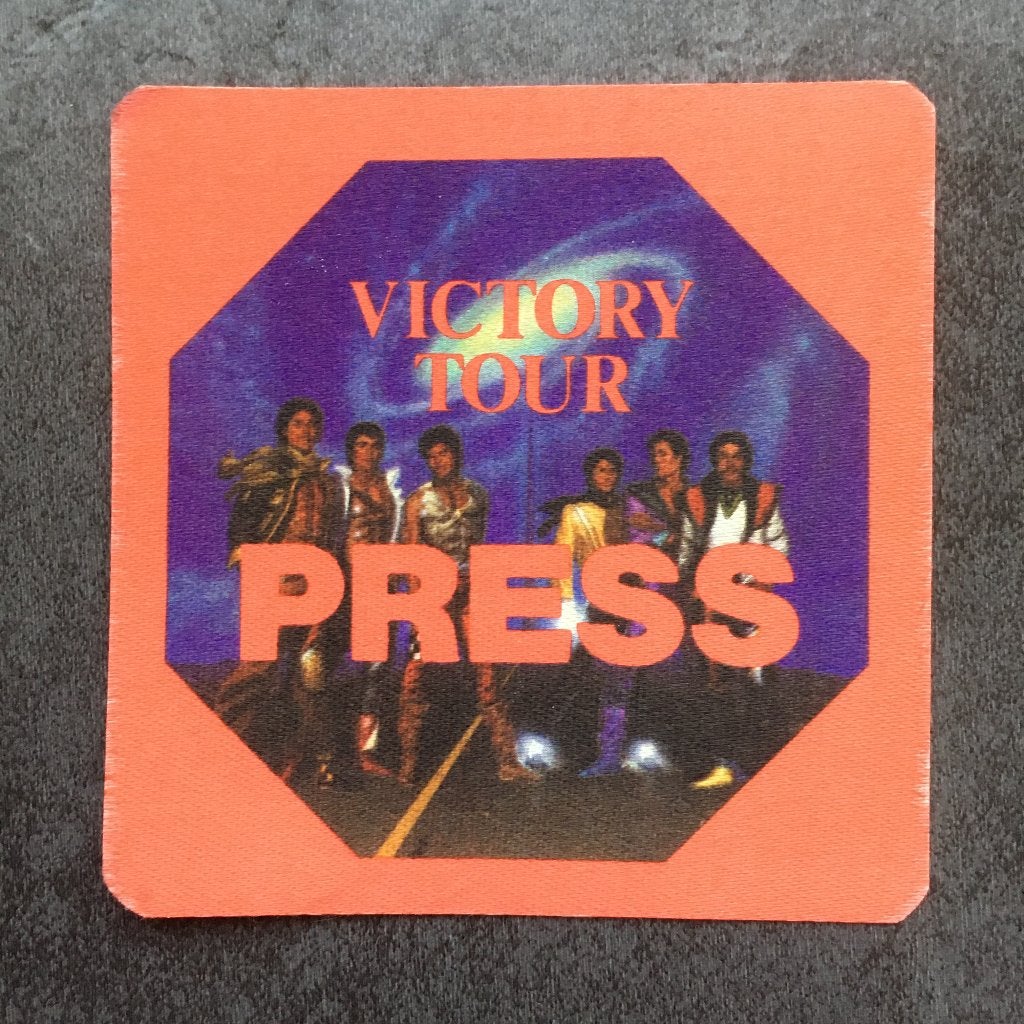 Michael Jackson - The Jacksons Victory tour press pass, Hobby en Vrije tijd, Ophalen of Verzenden, Nieuw