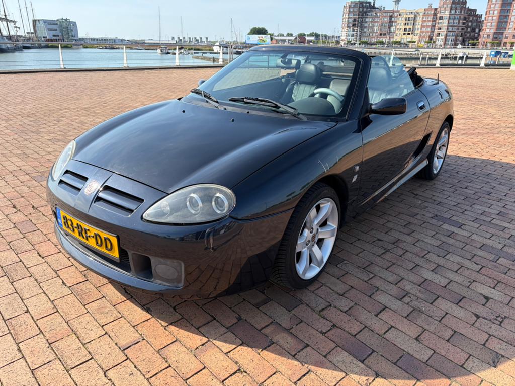 MG TF 1.8 I 135 Cabrio Zwart Airco, Auto's, MG, 13 km/l, 40 €/maand, Zwart, 4 cilinders