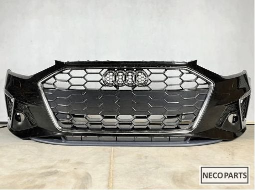 VOORBUMPER ORIGINEEL AUDI A4 B9 LIFT S-LINE KLEUR LZ9Y, Gebruikt, -, -, -