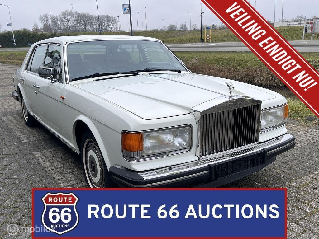 Rolls-Royce Silver Spur | 1986 | Route 66 Auctions, Auto's, Oldtimers, Overige carrosserieën, Zwart, Bedrijf, Handgeschakeld