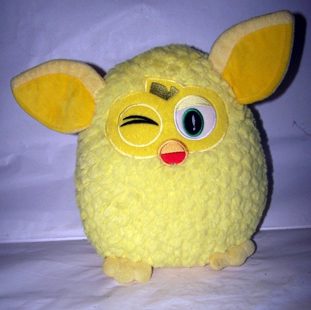 Grote gele Furby knuffel - Zo goed als nieuw, Ophalen of Verzenden, Zo goed als nieuw