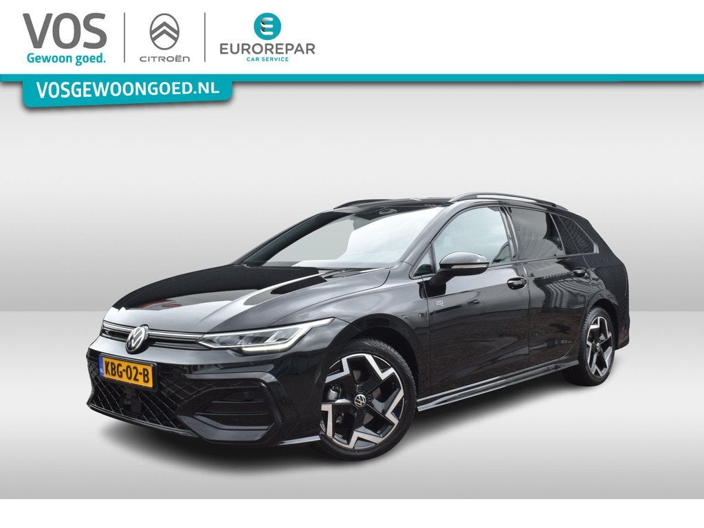 Volkswagen Golf Variant 1.5 eTSI 150pk R-Line Edition Automa, 4 cilinders, Zwart, 19 km/l, Hybride Elektrisch/Benzine