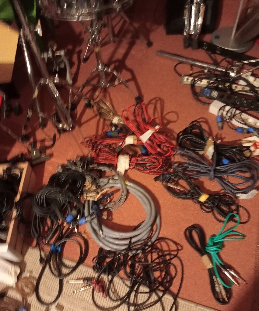 veel soorten KABELS, Muziek en Instrumenten, Kabels en Stekkers, Ophalen, Gebruikt, Speaker of Versterker