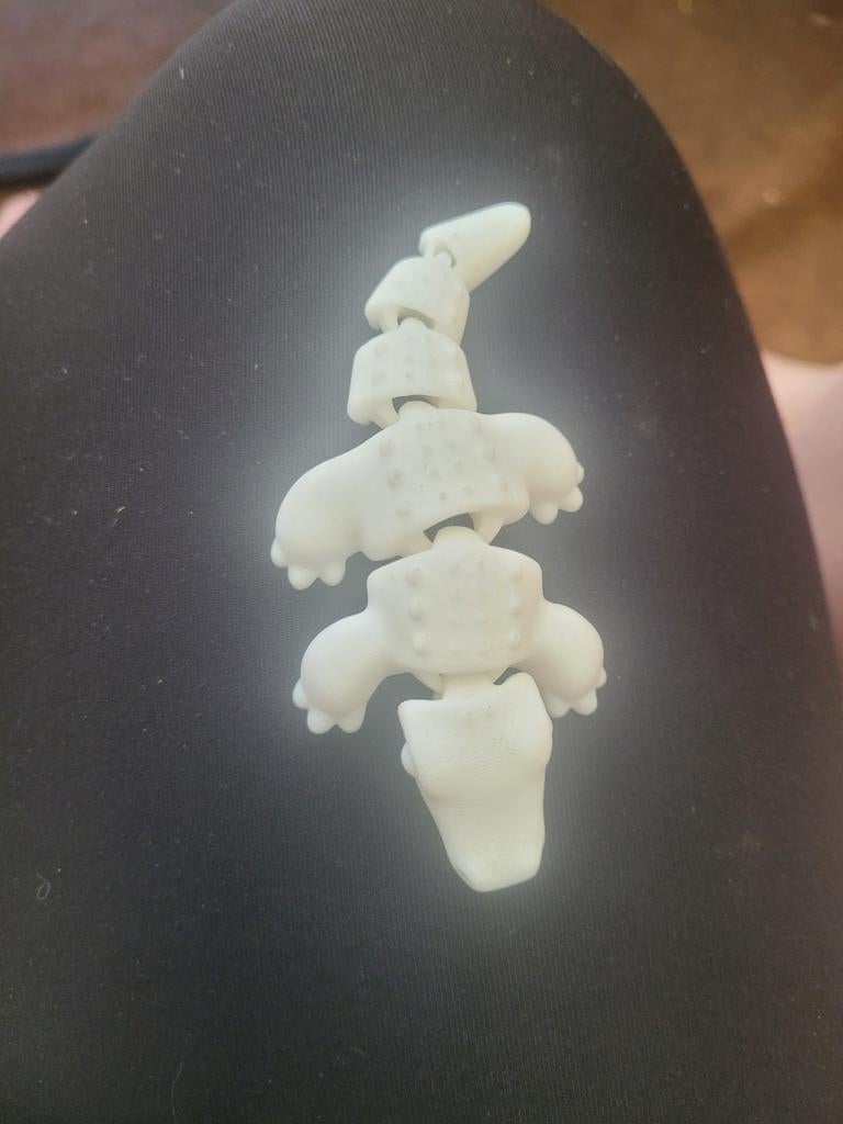 Beweegbare 3D geprinte krokodil - Speelgoed of decoratie, Ophalen, Nieuw, Jongen of Meisje