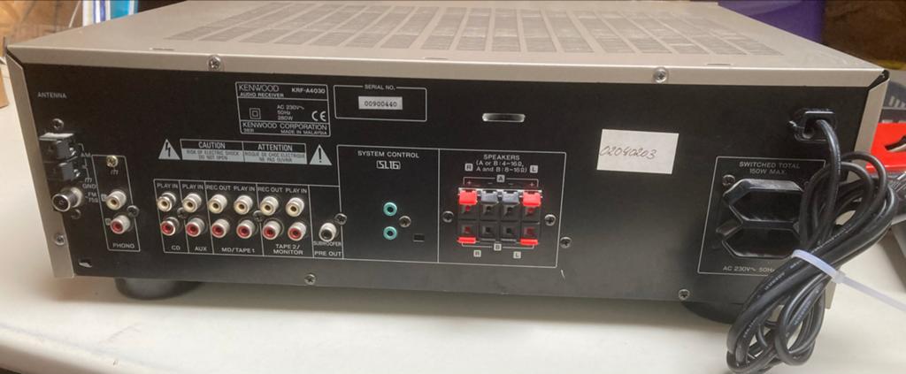 Kenwood KRF-V4030 Audio Receiver - Goede Staat, Overige merken, Gebruikt, Ophalen of Verzenden, Minder dan 60 watt