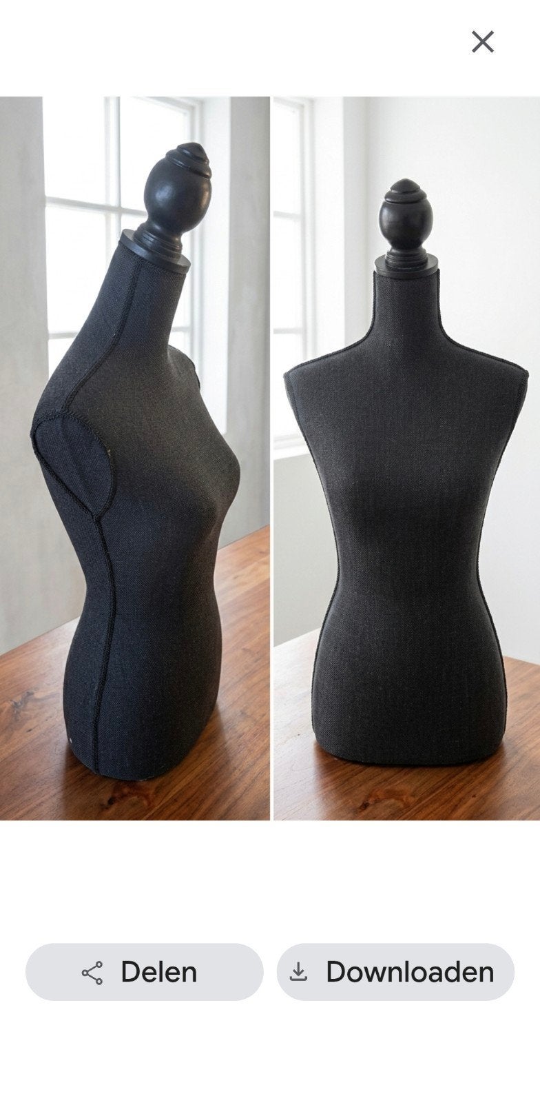 torso paspop, Ophalen, Gebruikt, Paspop