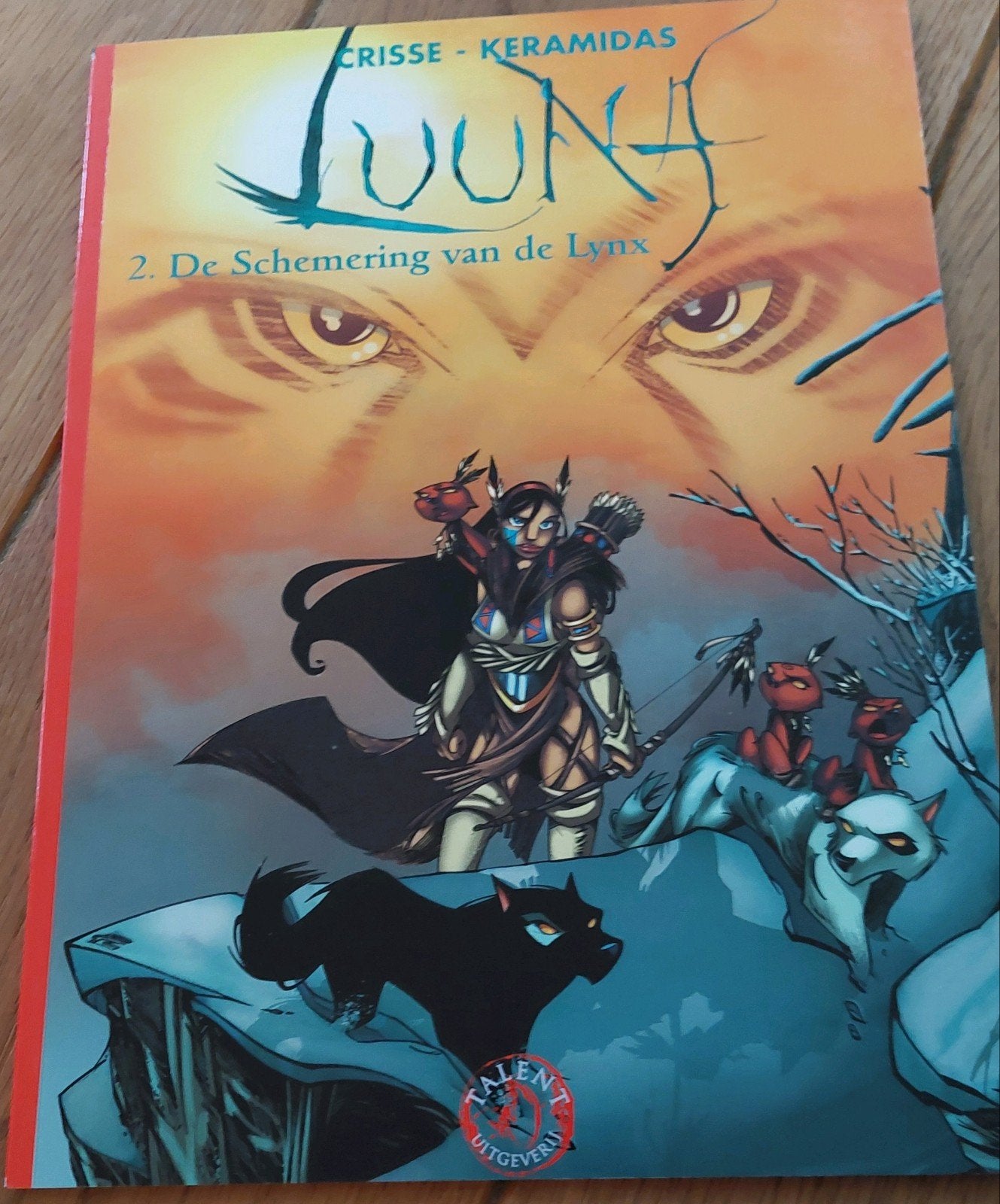 Luuna deel 2: De Schemering van de Lynx, Eén stripboek, Ophalen of Verzenden, Zo goed als nieuw, Crisse - Keramidas