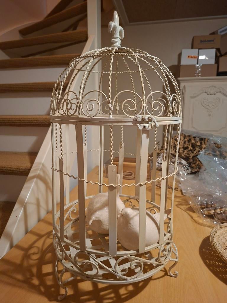 Vintage vogelkooi, Huis en Inrichting, Ophalen of Verzenden, Zo goed als nieuw
