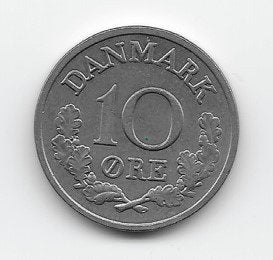 Denemarken 10 øre 1972 KM# 849.2, Verzenden, Overige landen, Losse munt
