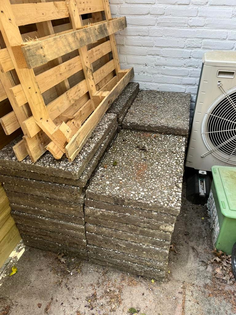 Grindtegels 60x40 cm. 47stuks. Gratis, Ophalen, Gebruikt, Overige materialen