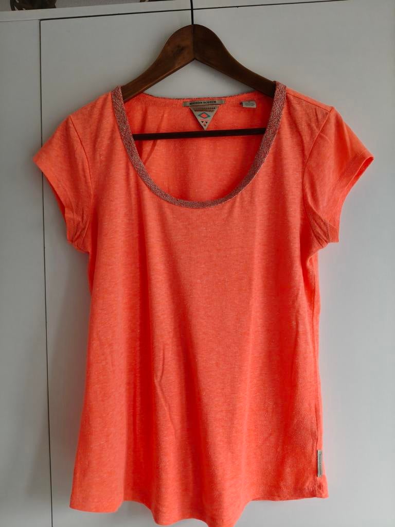 T-shirt Maison Scotch, maat 38/M, Maat 38/40 (M), Overige kleuren, Zo goed als nieuw, Korte mouw